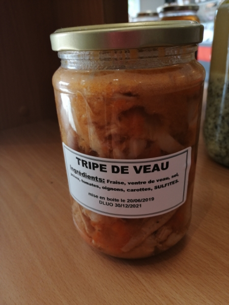 Un Air De Campagne Boucherie Perigueux Tripe De Veau 1