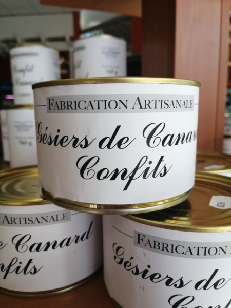 Un Air De Campagne Boucherie Perigueux Gésiers De Canard Confit 1